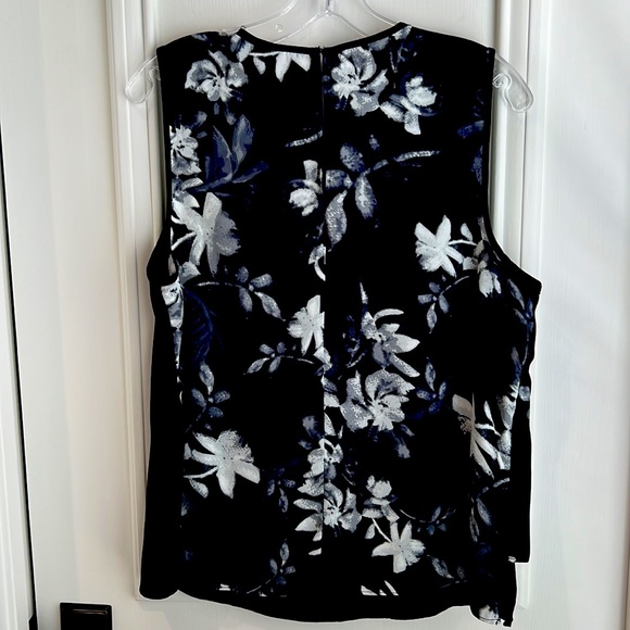 BCBG Maxazria Asymmetric Sleeveless Top - Picture 2 of 6